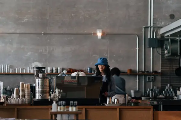 A group of friends enjoying coffee together